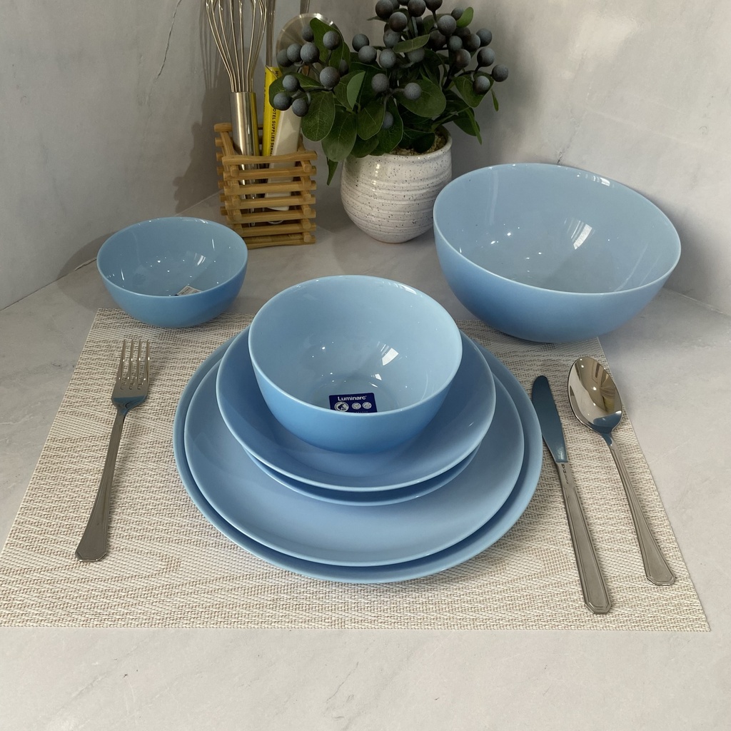 Diwali Light Blue Assiette Creuse 20Cm