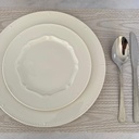 Service A Table 24 Pieces Blanc A Points 