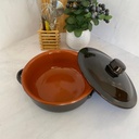 Tegame 22Cm Avec Couvercle Marron