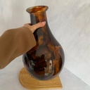 Carey Vase marron 31Cm