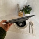 Service a Table Trianon 24 Pieces Noir & Blanc