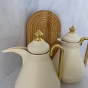 Set Thermos 2Pcs Creme Et Dore