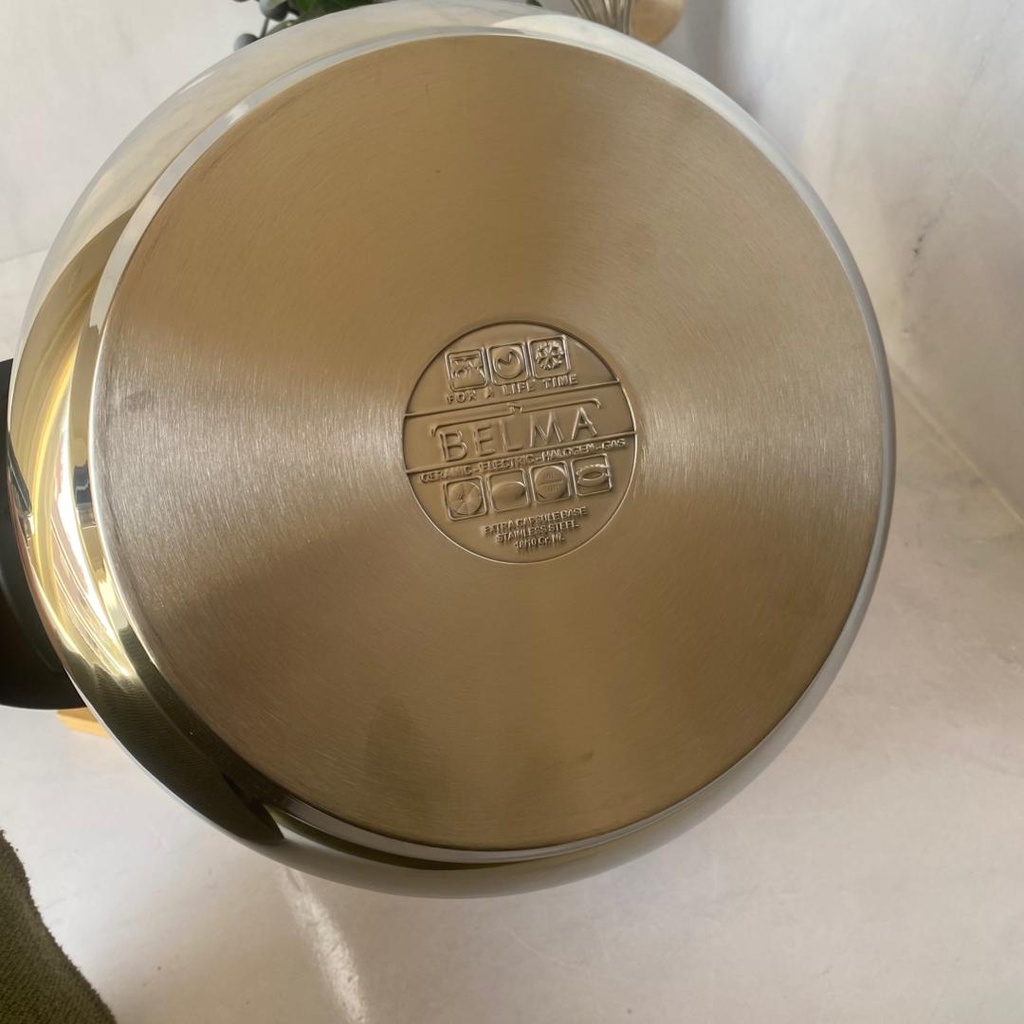 Belma Innocook 12 L Cocotte Blanc/Vert