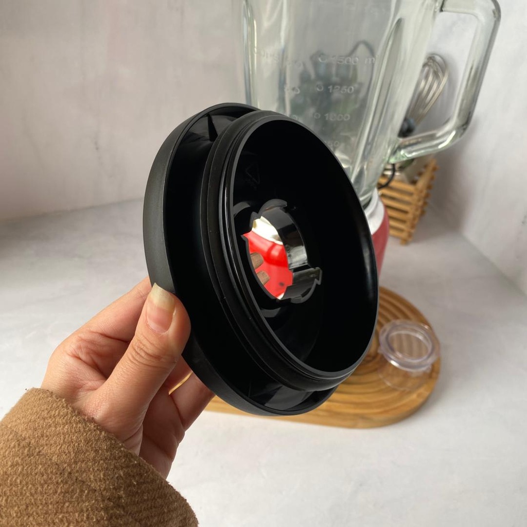 Moderna Blender Rouge Bocal En Verre 1000W