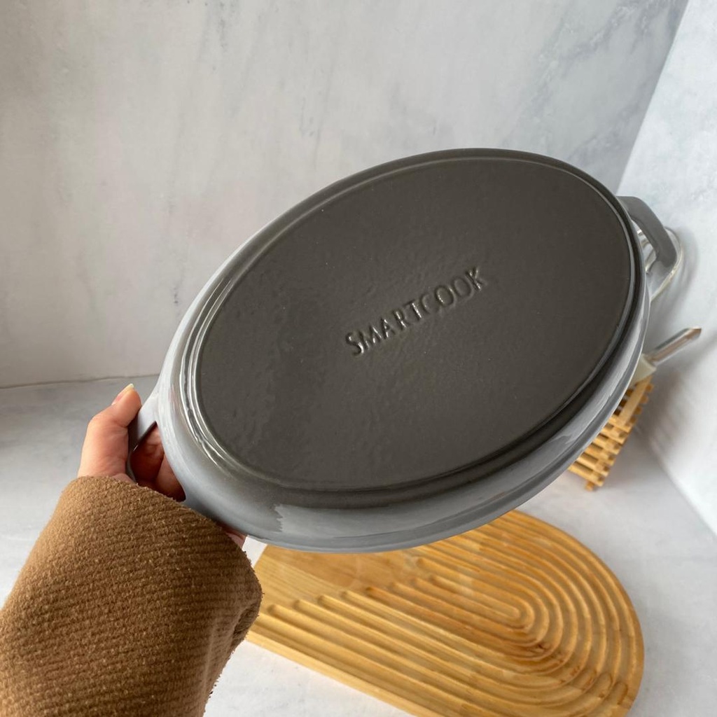 Poele En Fonte 24Cm Grise