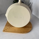 Poele En Fonte 25.5Cm Beige