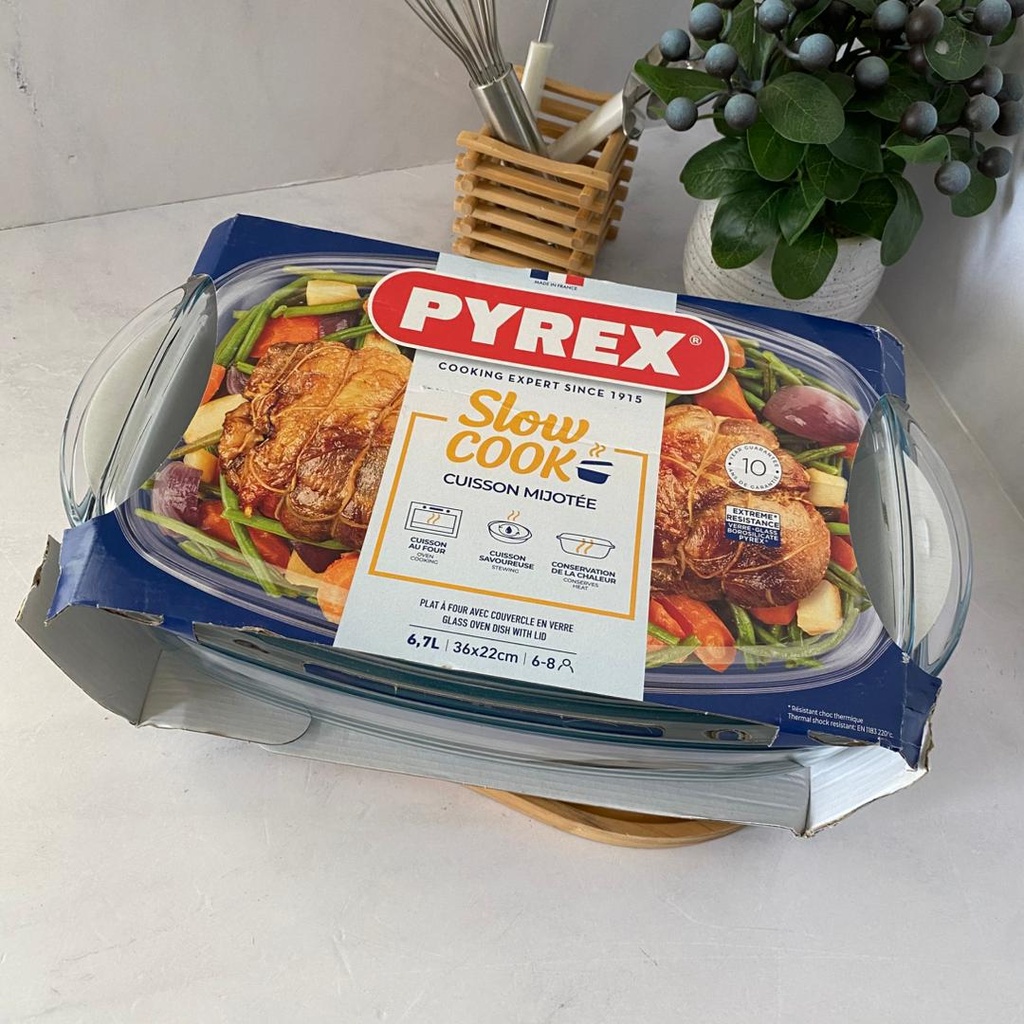 Pyrex Cocotte Rectangulaire 6.7L