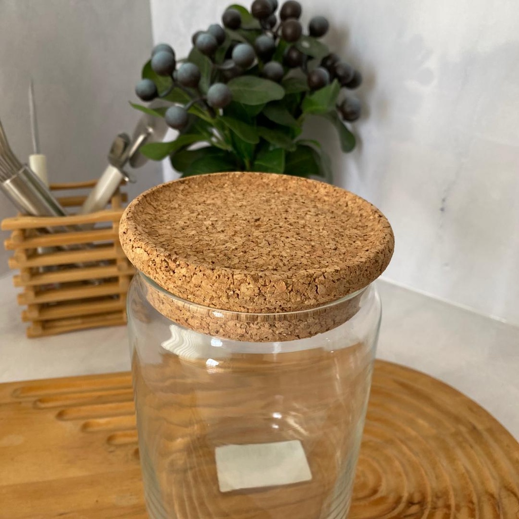 Pot 1L Pure Jar Avec Couvercle En Liege