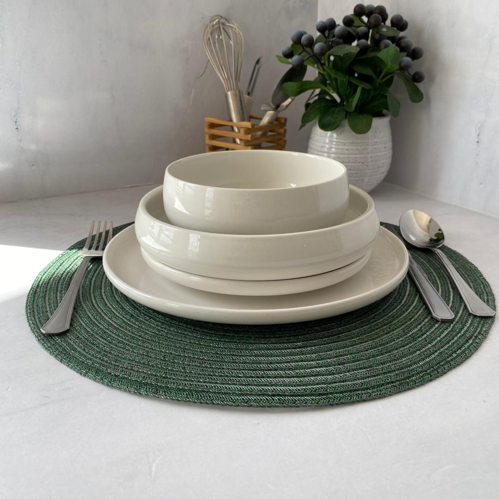 service a table 24 Pieces céramique blanc