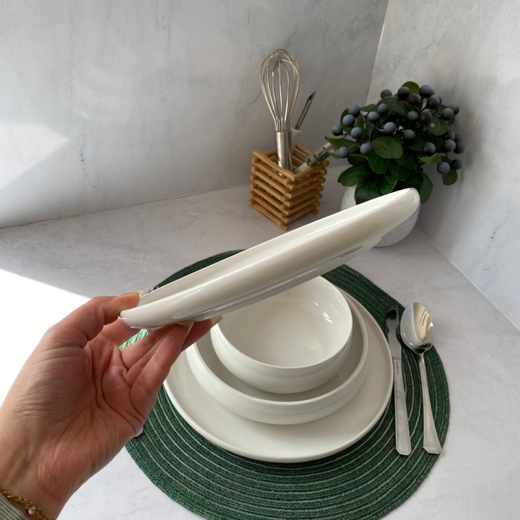 service a table 24 Pieces céramique blanc