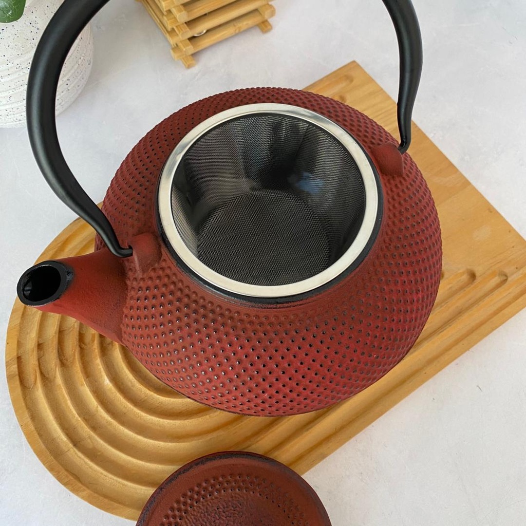 Theiere En Fonte 1.5L Rouge