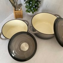 Batterie En Fonte 4 Pcs Gris