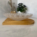 Coupe à fruits EMBOSSED  7 × 30 cm