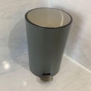 Poubelle A Pedale Jobs 12L Gris Mat