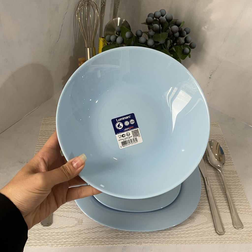 Diwali Light Blue Assiette Creuse 20Cm