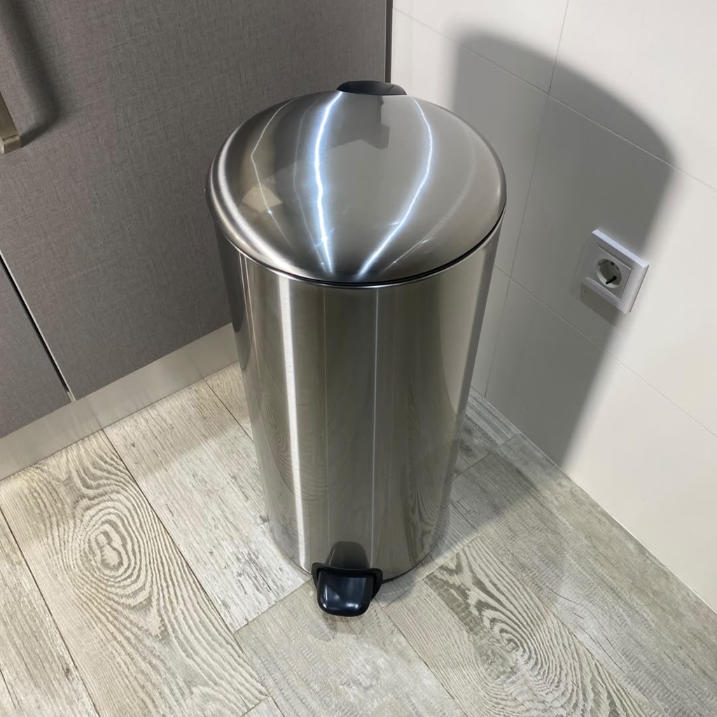 Poubelle A Pedale Inox 30 L