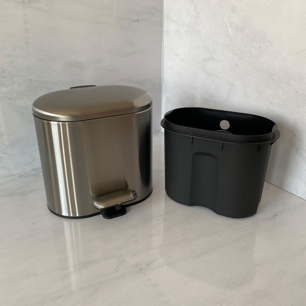 Poubelle rectangulaire 3L à fermeture douce