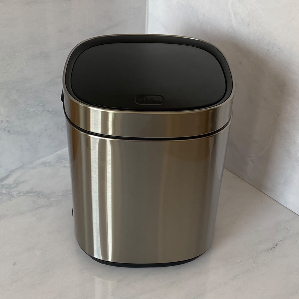Poubelle Push Dida Inox 8L