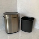 Poubelle Push Dida Inox 8L