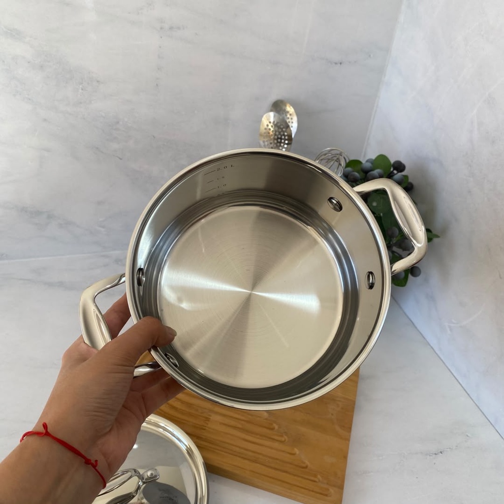 volupto Faitout Inox 18Cm
