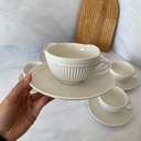 Tasse et soucoupe 275 ml 12PCS