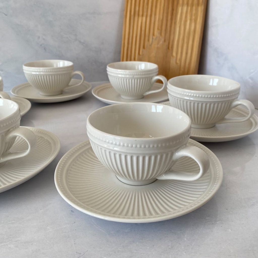 Tasse et soucoupe 275 ml 12PCS
