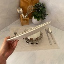Service A Table 24 Pieces Marron