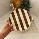 Service A Table 24 Pieces Marron