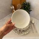 Service A Table 24 Pieces Marron