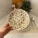 Service A Table 24 Pieces Marron