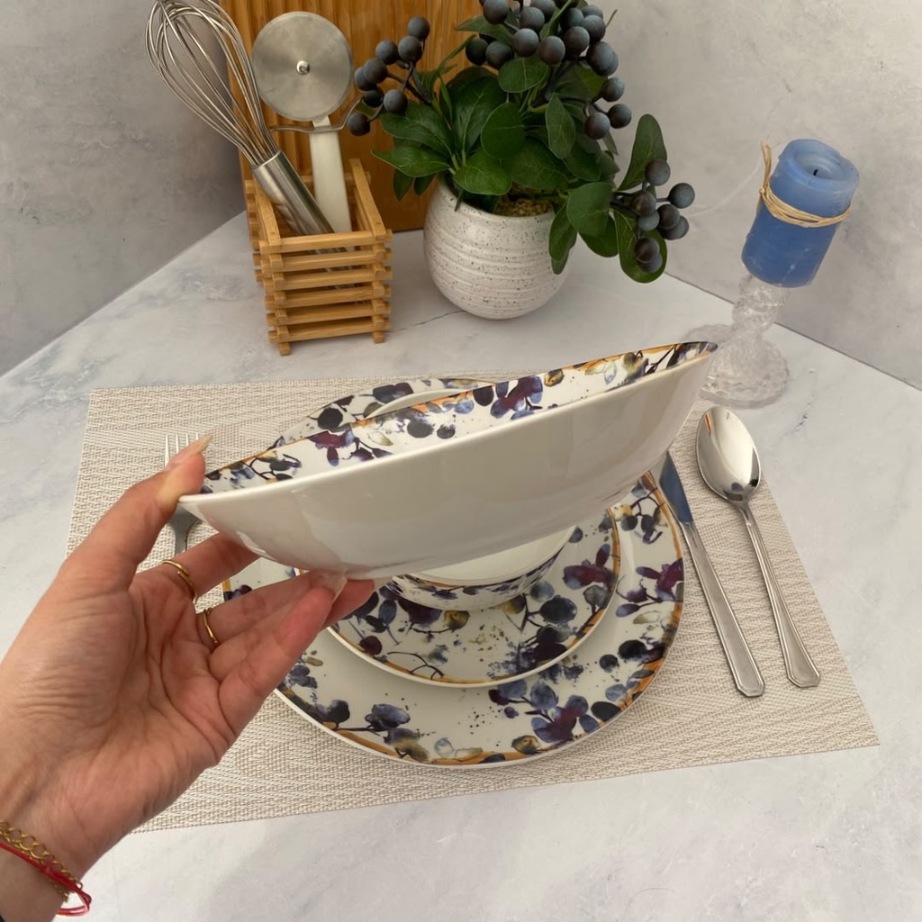 Service A Table 24 Piece Flora 