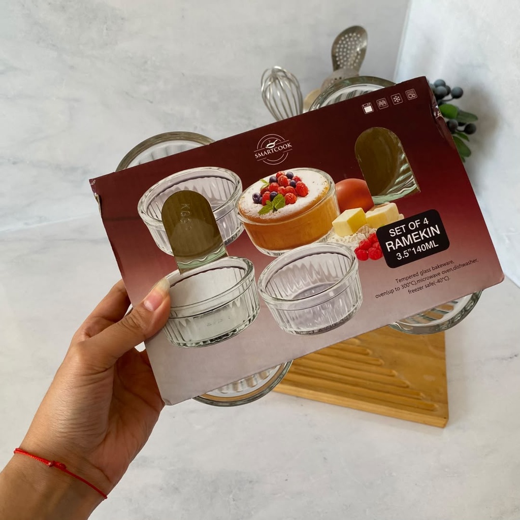 Set de 4 ramequins 140 ml
