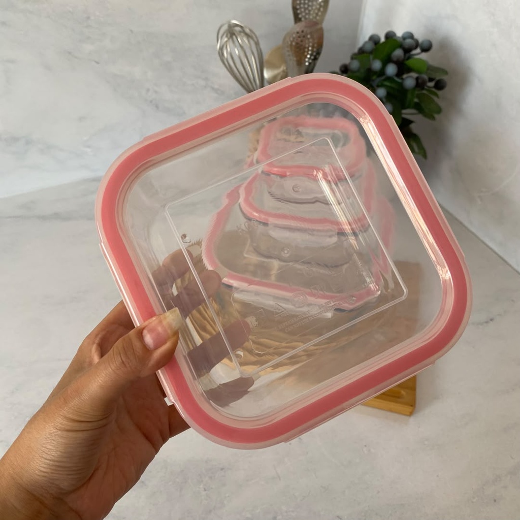Set De 4 Boites Alimentaires Carrees