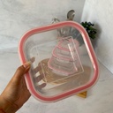 Set De 4 Boites Alimentaires Carrees