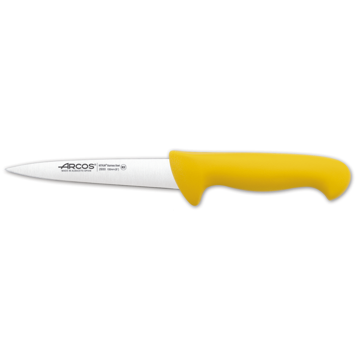 2900 Couteau De Boucher Jaune 160 Mm