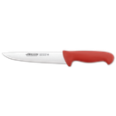 2900 COUTEAU DE BOUCHER ROUGE 200 MM