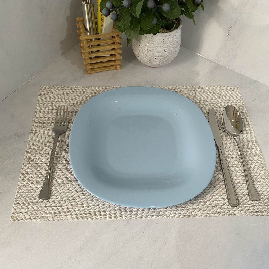 Carine Light Blue Assiette Plate 27Cm