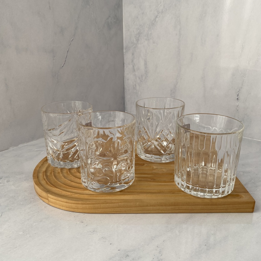 MIXOLOGY SET 4 PIECES VERRES 