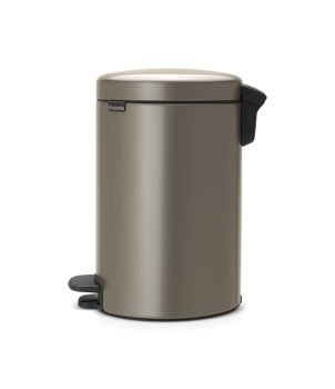 Newicon Poubelle A Pedale 12L Platinum