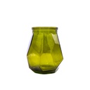 ORIGAMI VASE HURRICANE 19CM VERT