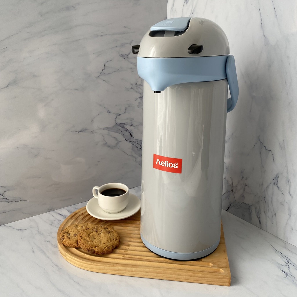 Recipient Isolant A Pompe 1.9L Gris-Bleu