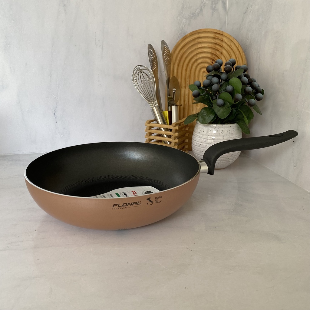THE WALL WOK 28CM ROSE