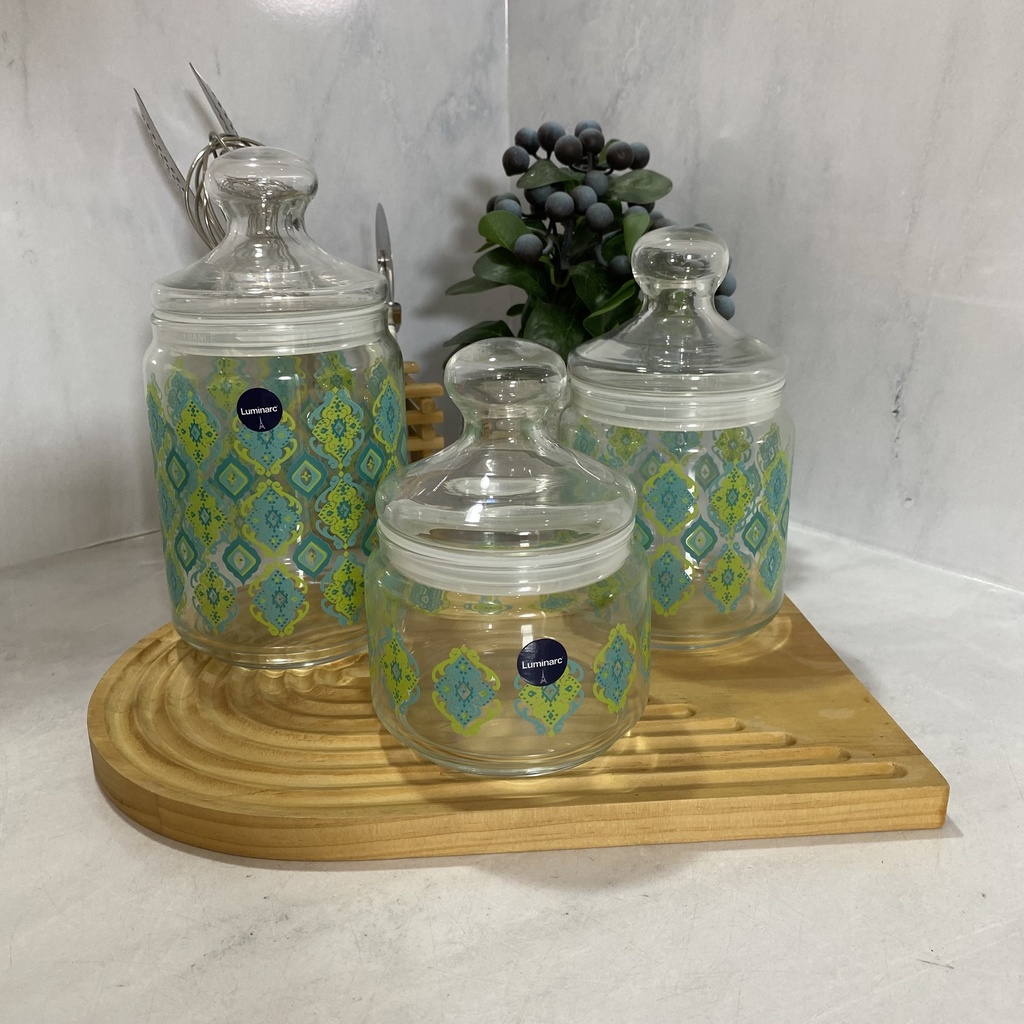 Ahava Green Set De 3 Pots