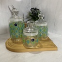 Ahava Green Set De 3 Pots