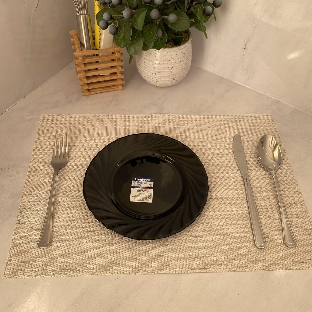 Trianon Noir Assiette A Dessert 19Cm
