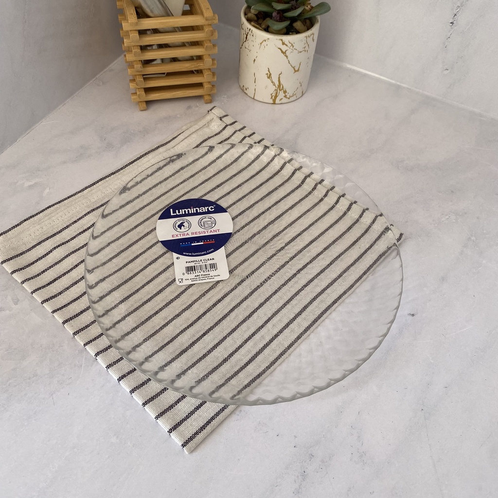 Pampille Clear Assiette Plate 25 Cm