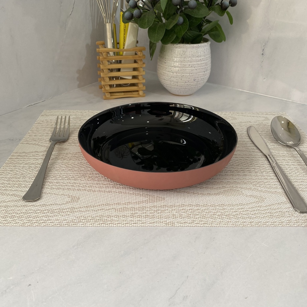 Vicky Noir Terracotta Assiette 21Cm