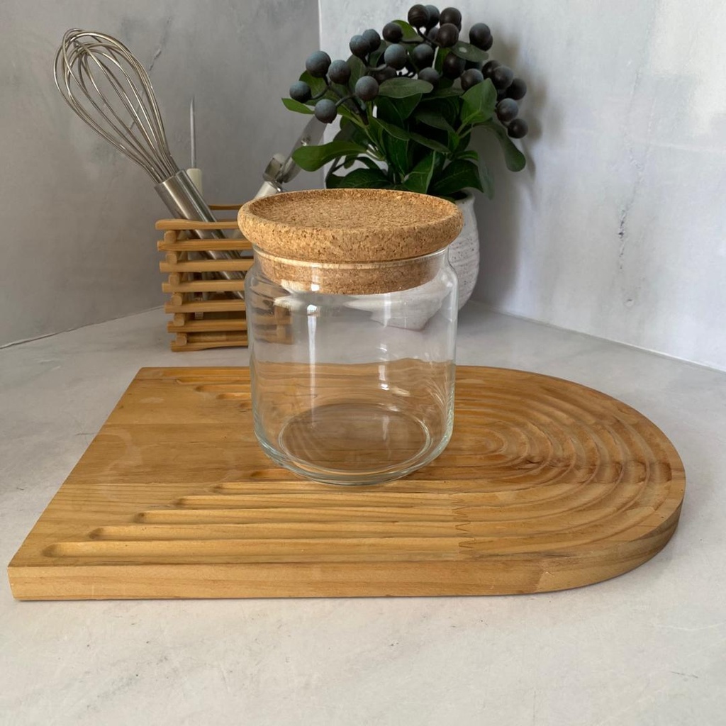 Pure Jar Avec Couvercle En Bois 0.75L