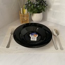 friends time noir assiette a pates