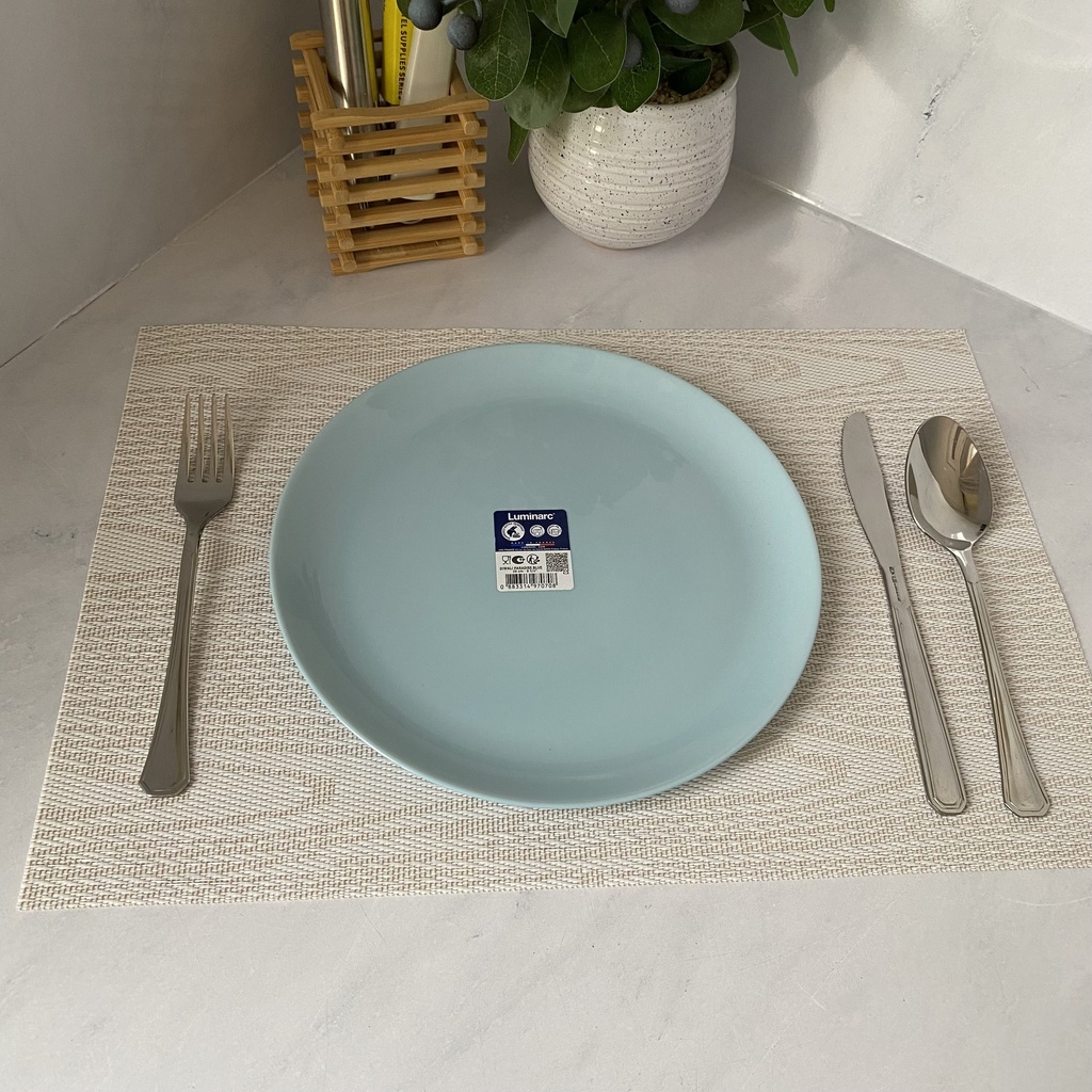 Diwali Assiette Plate 25 CM Paradise Blue